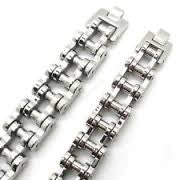 Stainless Steel Bike Chain 3/4 Solid - Unleashed Jewelry