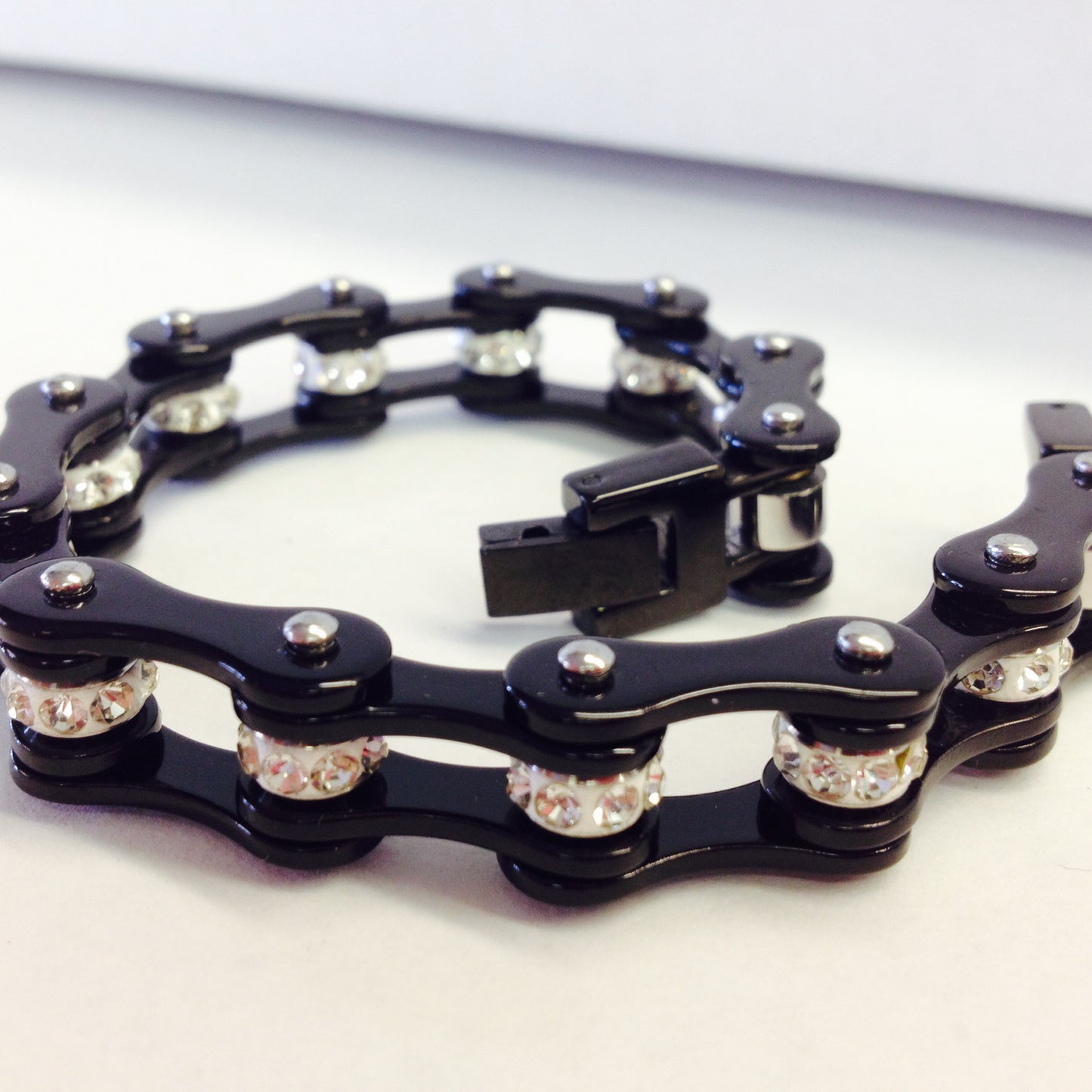 Bling Bike Chain-Black - Unleashed Jewelry