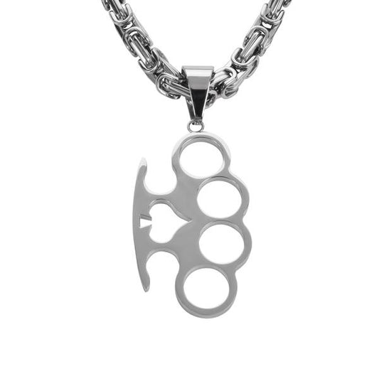 Knuckle Pendant with chain - Unleashed Jewelry