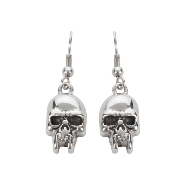 Fang Skull Earrings - Unleashed Jewelry