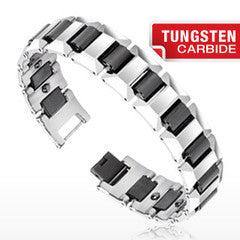 Tungsten Bracelet De Niro Black - Unleashed Jewelry