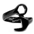 Wrench ring- Black - Unleashed Jewelry