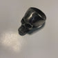 Gun metal Skull ring