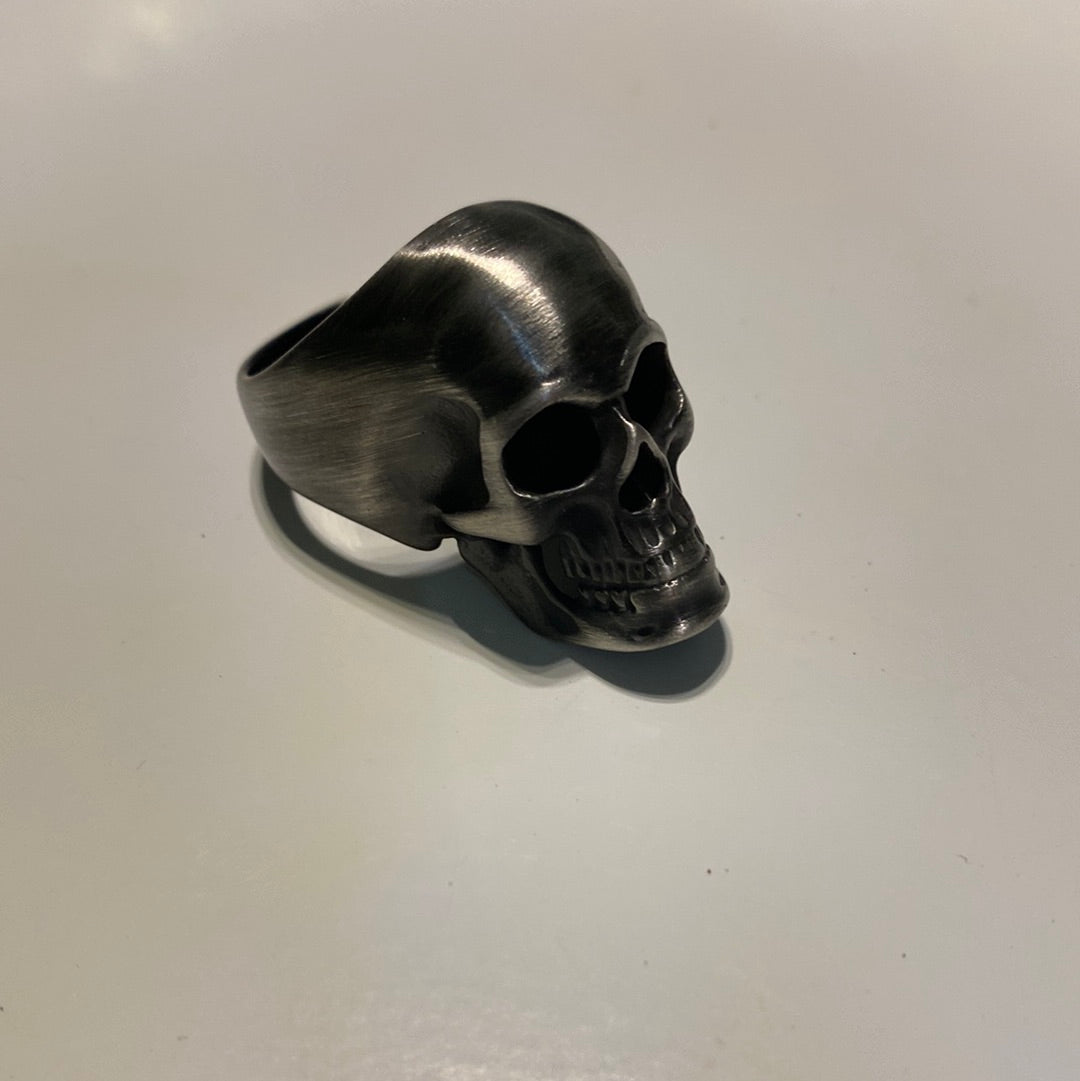 Gun metal Skull ring - Unleashed